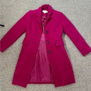 Michael Kors Vibrant Pink Peacoat XS Excellent Condition